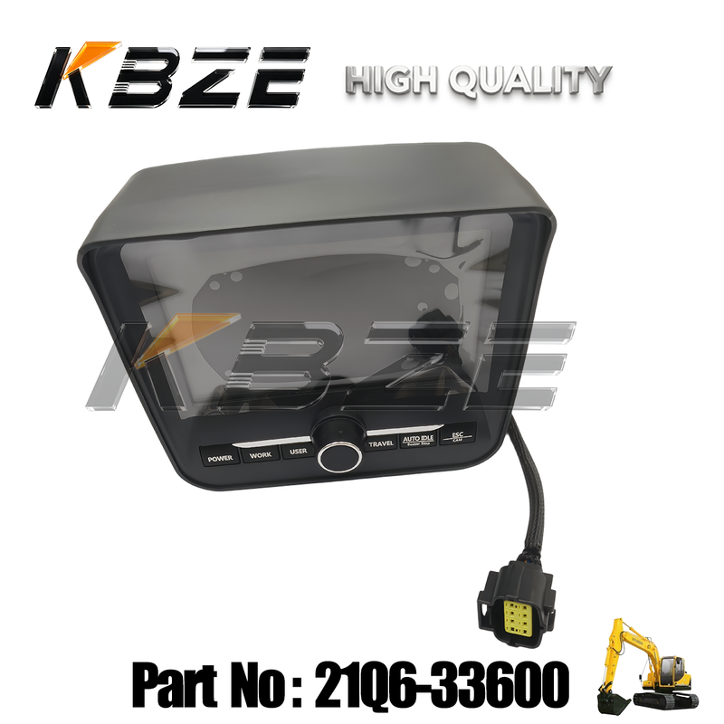 21Q6-33600 KBZE OEM TOP QUALITY HYUNDAI MONITOR PANEL SUITS R140-9 TO R800-9