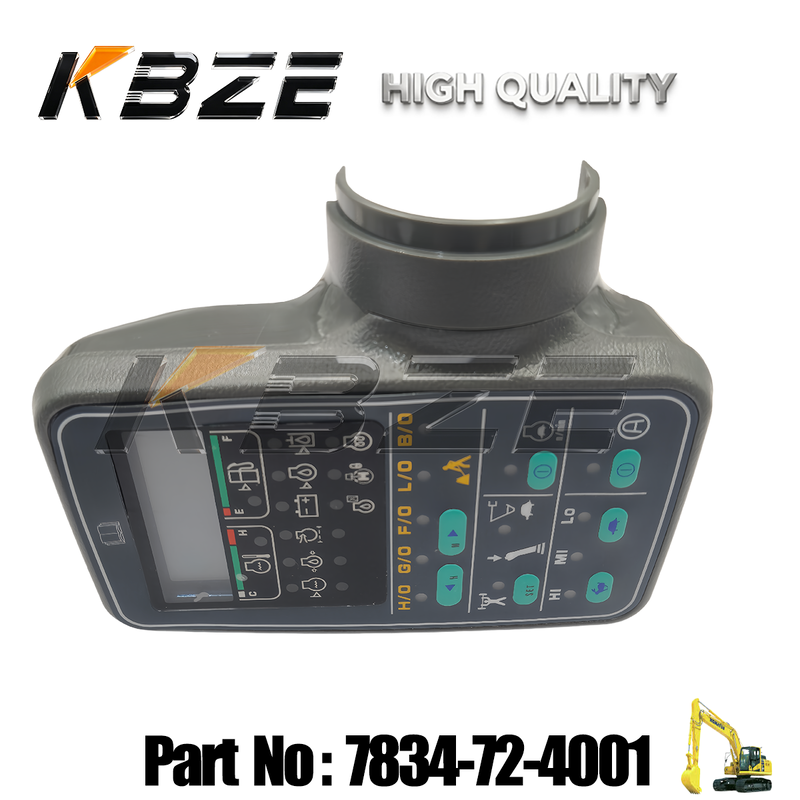 7834-72-4001 KBZE TO QUALITY INSTRUMENT PANEL MONITOR DISPLAY KOMATSU  FOR PC250-6 PC300-6 PC400
