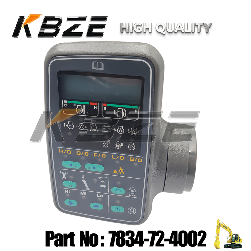 KOMATSU 7834-72-4002 EXCAVATOR GAUGE PANEL REPLACEMENT FOR PC100-6 PC210-6 PC220-6 PC300-6 PC400 ABS