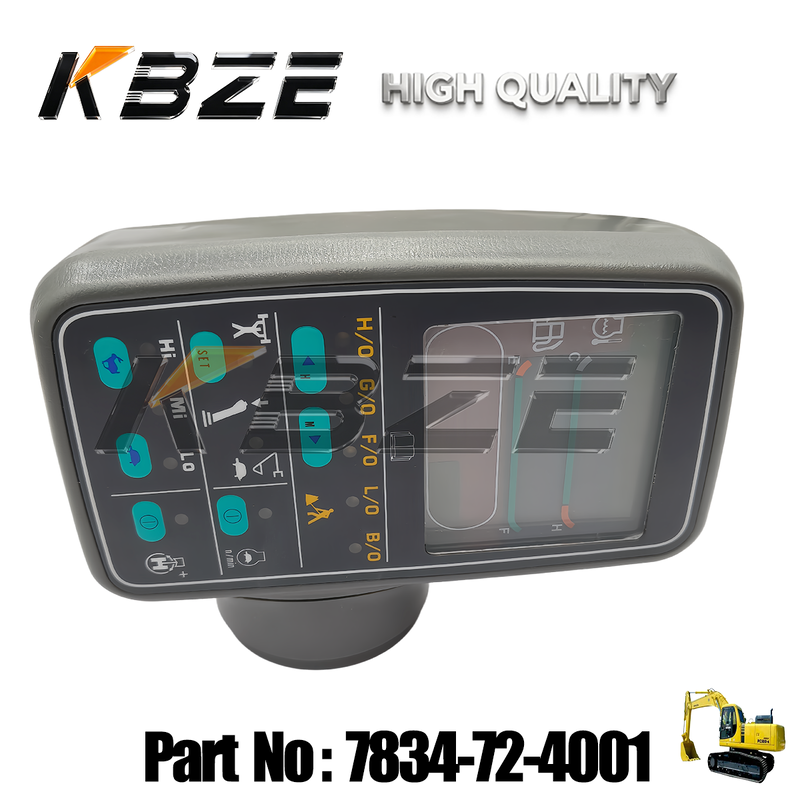 KOMATSU INSTRUMENT CLUSTER 7834-72-4001 WIDE COMPATIBILITY FOR PC300-6 PC400