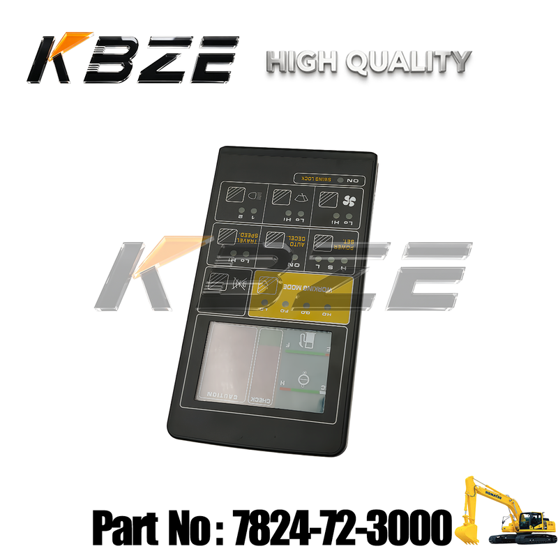 EXCAVATOR GAUGE PANEL REPLACEMENT 7824-72-3000 KBZE PREMIUM QUALITY FOR KOMATSU PC220-5 PC300-5 PC410-5