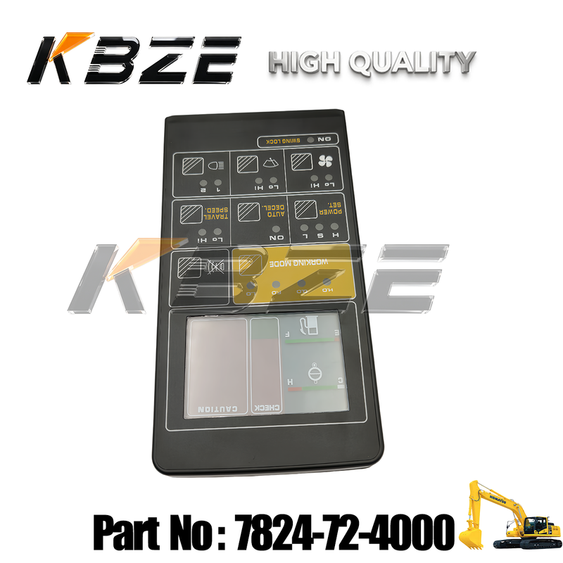 KOMATSU 7824-72-4000 ELECTRONIC INSTRUMENT PANEL FOR PC410-5 ABS MATERIAL
