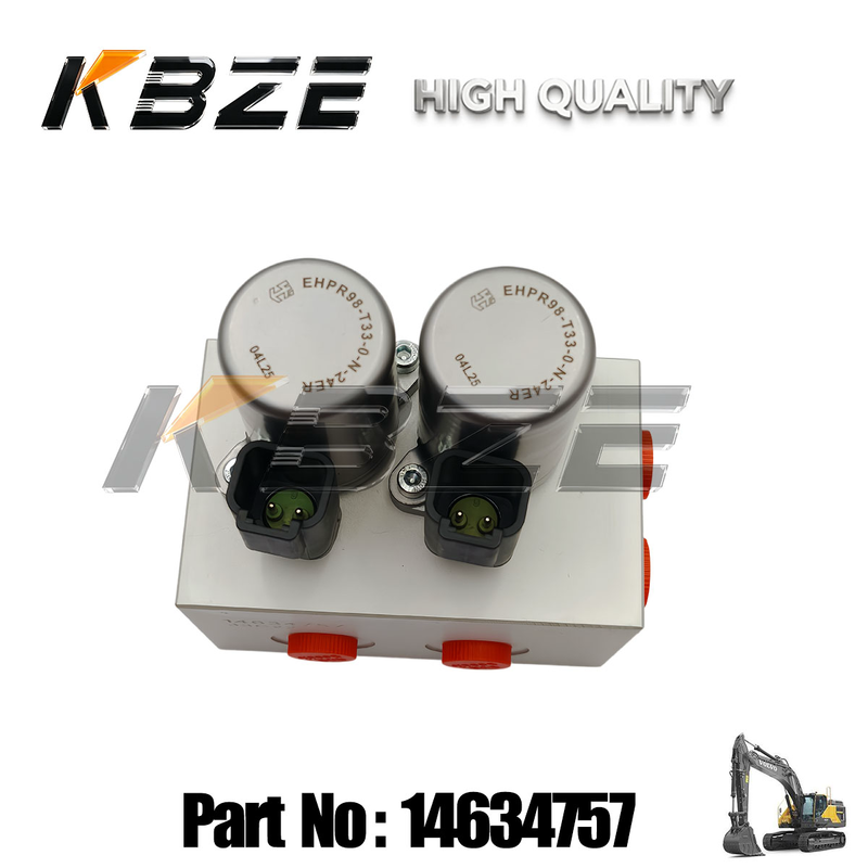 HYDRAULIC SOLENOID VALVE 14634757 OEM QUALITY FOR VOLV.O EC120 EC140 EC210 EC300 EC480 EC750 EXCAVATOR
