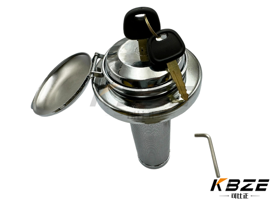 HITACHI SUMITOMO KATO ANTI THIEF FUEL TANK CAP WITH 2KEY REPLACEMENT FOR EX/SH/HD EXCAVATOR
